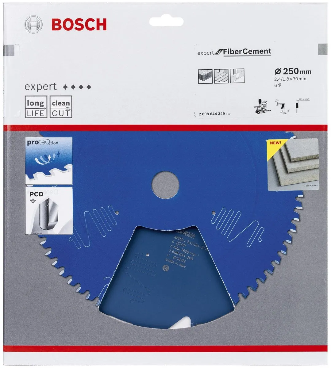 Bosch Blad Expert Fiber Cement 250x30 Zaagblad