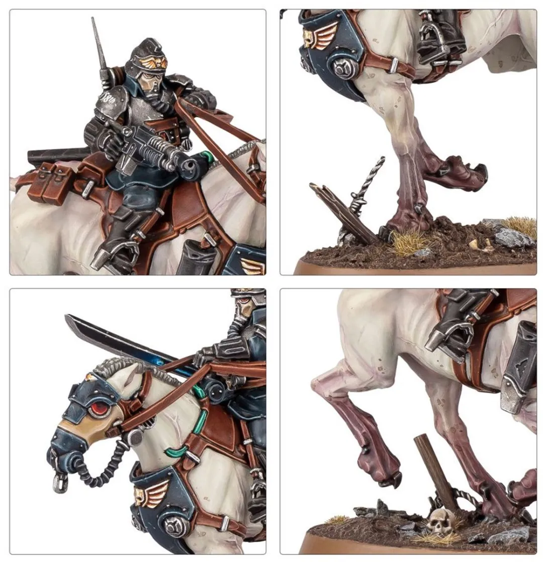 Games Workshop Warhammer 40K Astra Militarum Death Riders 47-74