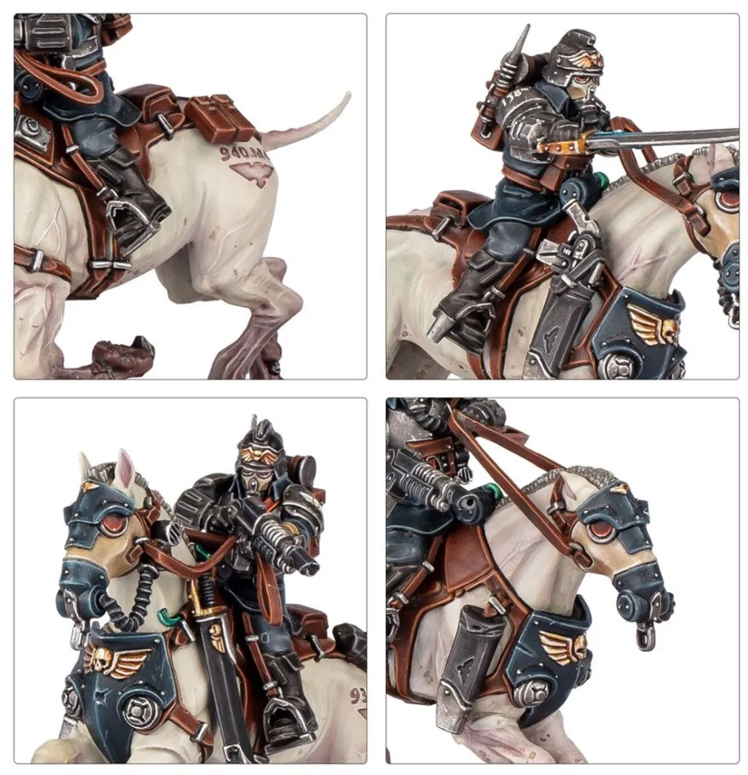 Games Workshop Warhammer 40K Astra Militarum Death Riders 47-74