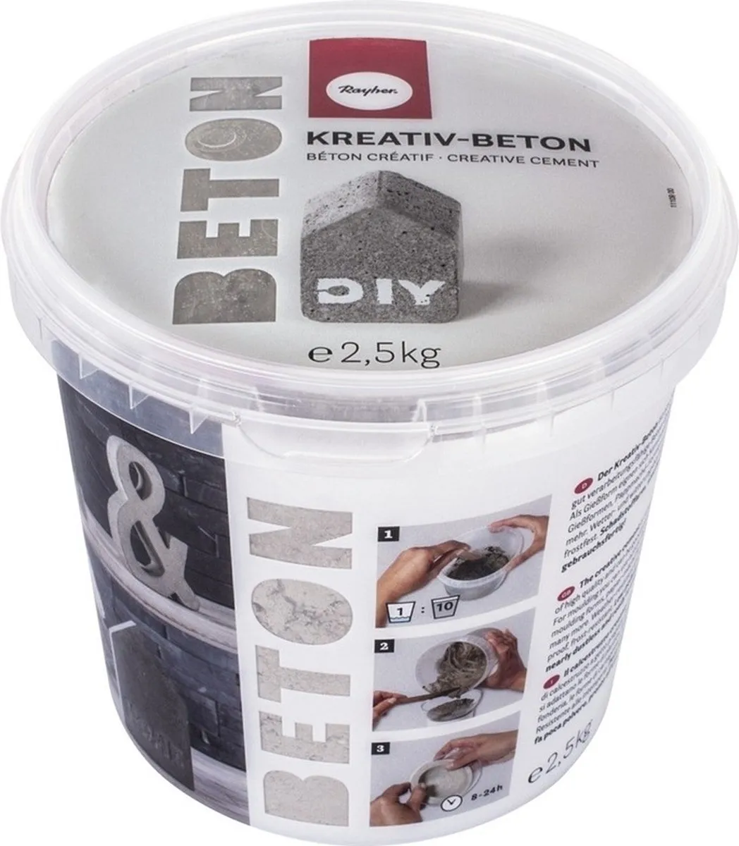 Rayher Creatief Betonpoeder 5kg - Grijs