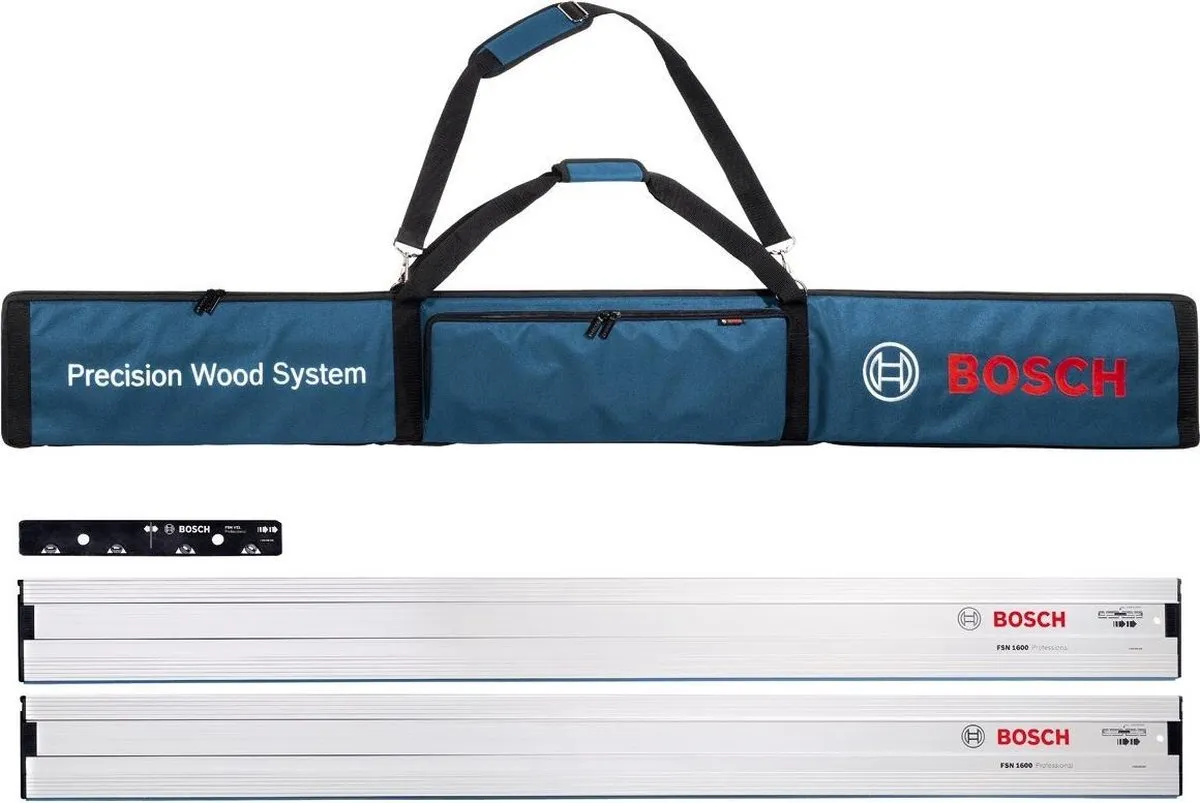 Bosch FSN Kit FSNKIT - Geleiderails & Koppelstuk - 3 Stuks