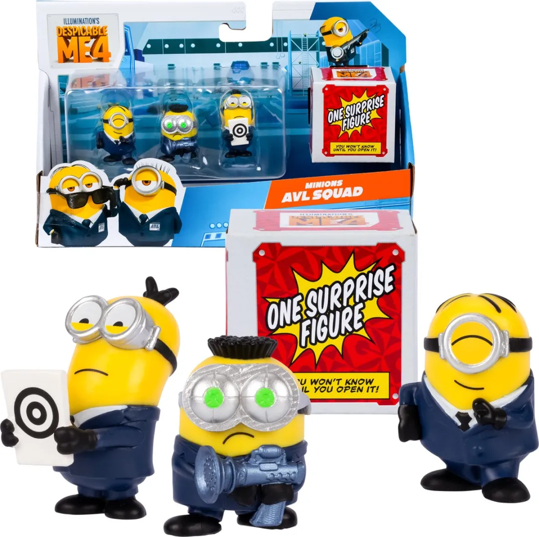 Moose Toys Despicable Me 4 Minions AVL Squad