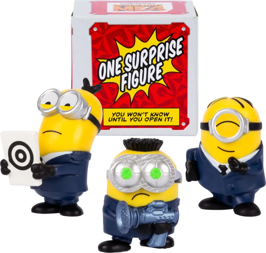 Moose Toys Despicable Me 4 Minions AVL Squad - 4 Speelfiguren Multicolor