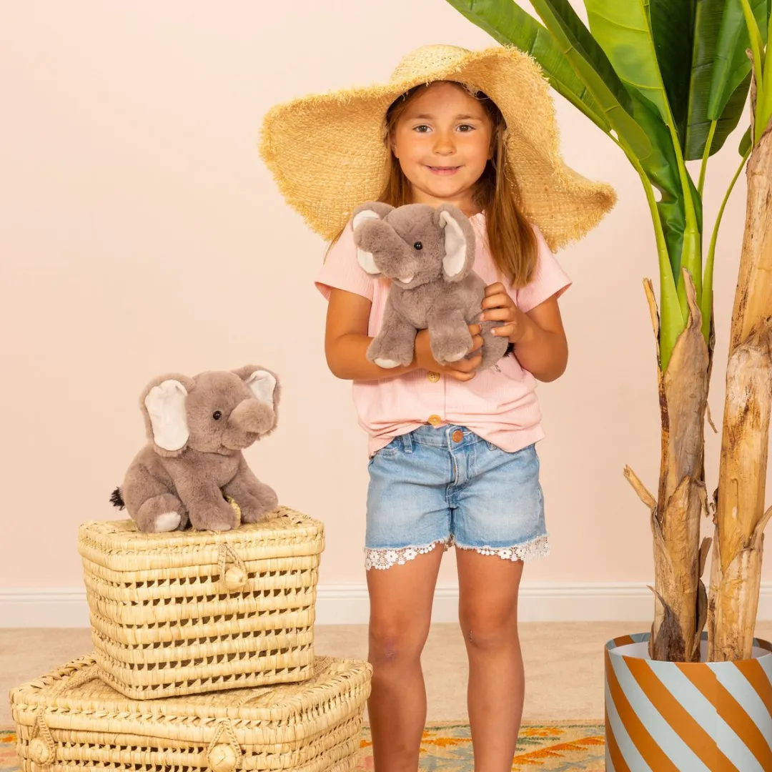 Teddy Hermann Knuffeldier Olifant - Grijs 25cm