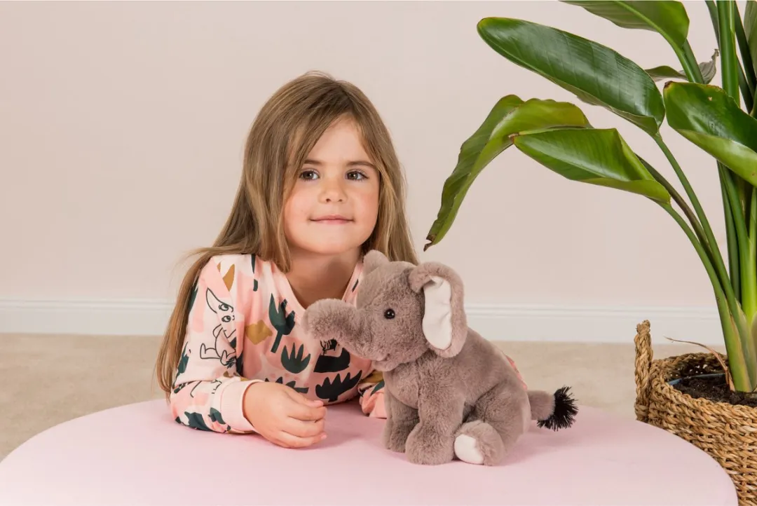 Teddy Hermann Knuffeldier Olifant - Grijs 25cm