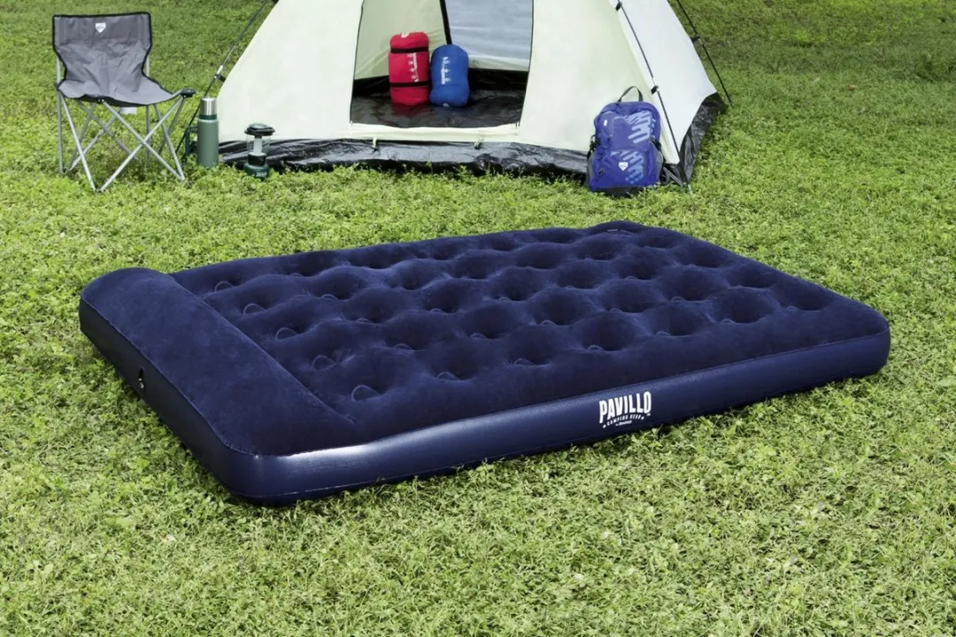 Intergard Camping Luchtbed 191x137x28cm - Groen