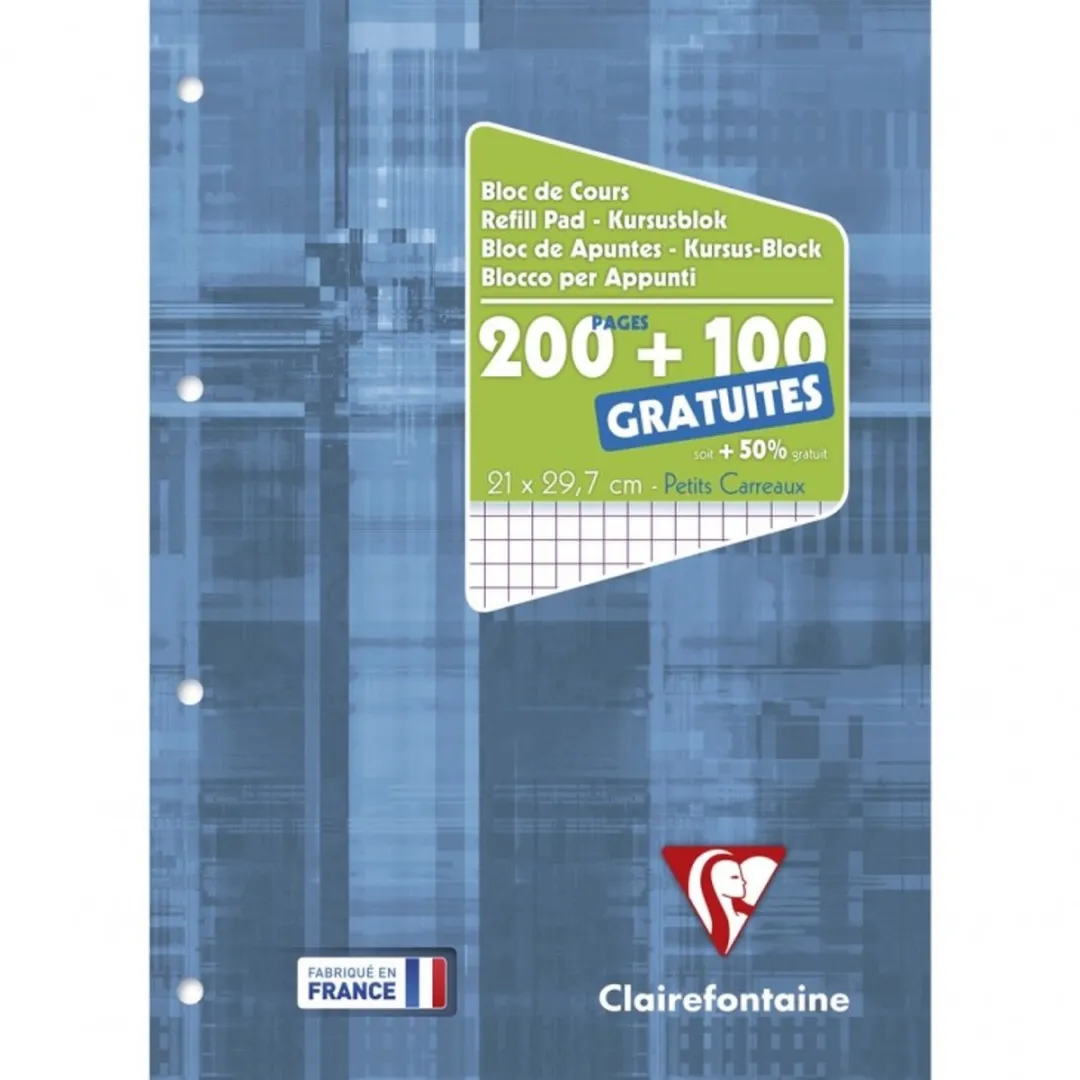 Clairefontaine A4 Gelinieerd Schrift