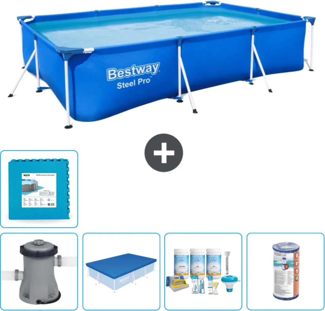Bestway Steel Pro Zwembad 300x201x66cm