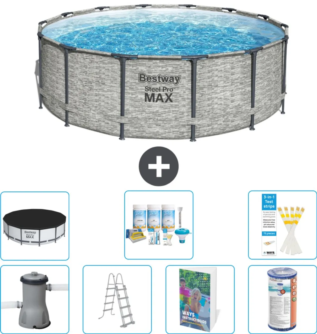 Bestway Steel Pro MAX Zwembad 427x122cm