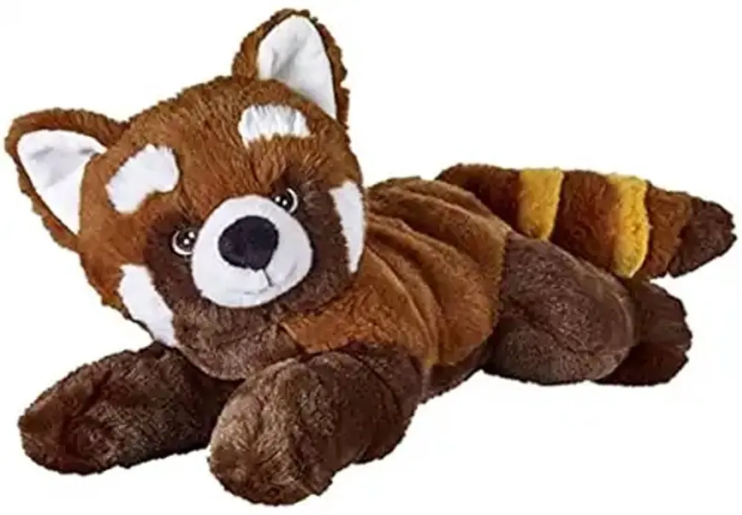Topknuffels Wasbeer Pluche Knuffel 33cm - Bruin/Wit