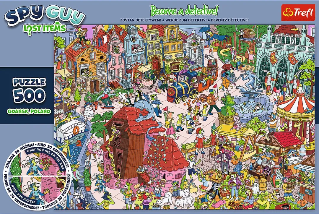 Trefl Spy Guy Lost Items Gdansk Legpuzzel 500 Stuks - Multicolor