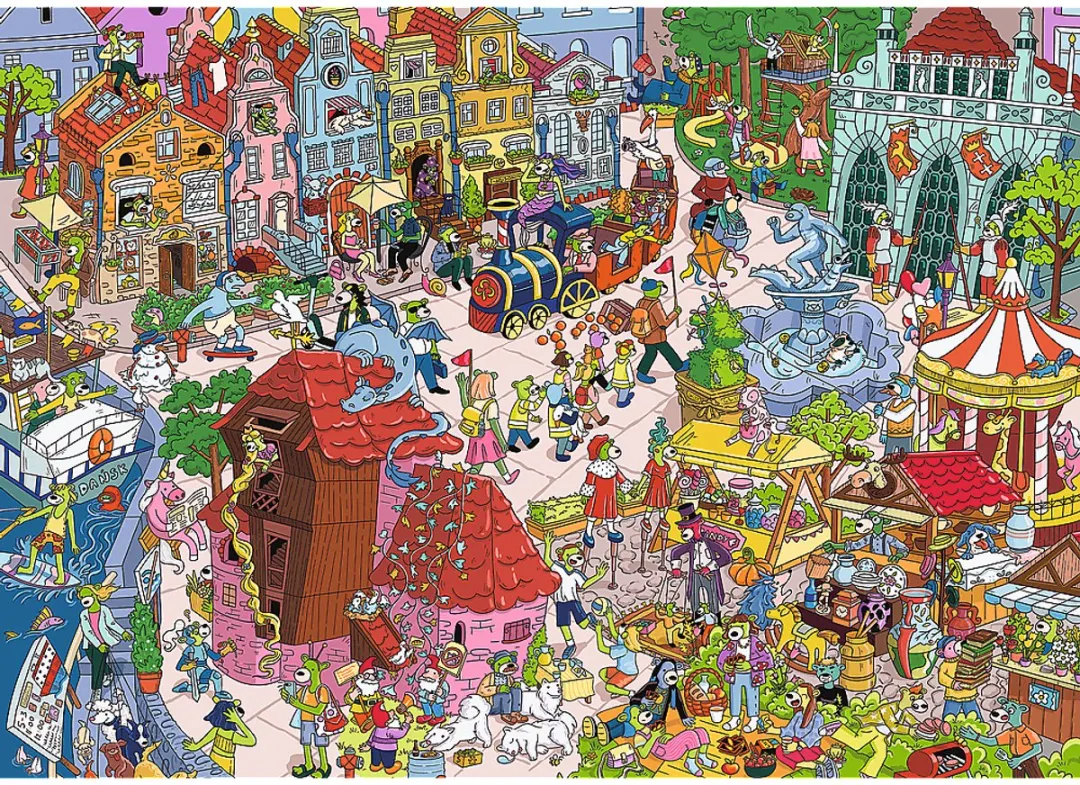 Trefl Spy Guy Lost Items Gdansk Legpuzzel 500 Stuks - Multicolor