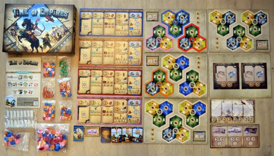 Pearl Games Time of Empires - Bordspel voor 2-4 spelers - Engels