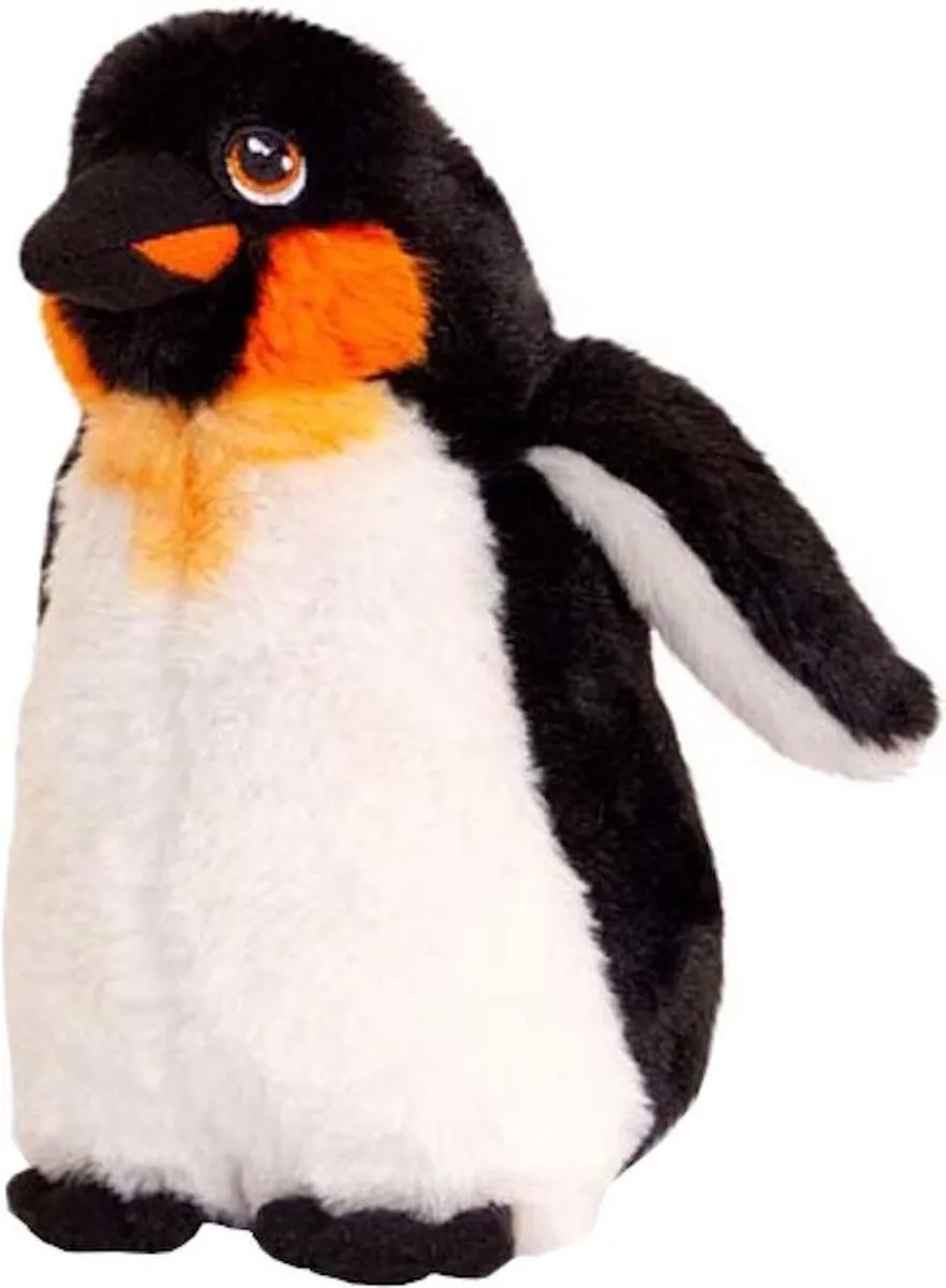 Keel Toys Keizerspinguïn Knuffel - Wit/Zwart - 20 cm