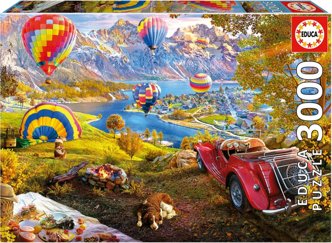 Educa Vallei van de Luchtballonnen Puzzel 3000 Stuks