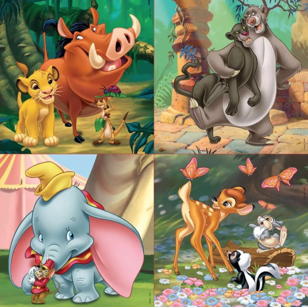 Educa Disney Dieren Puzzel 1000 Stuks - Multicolor