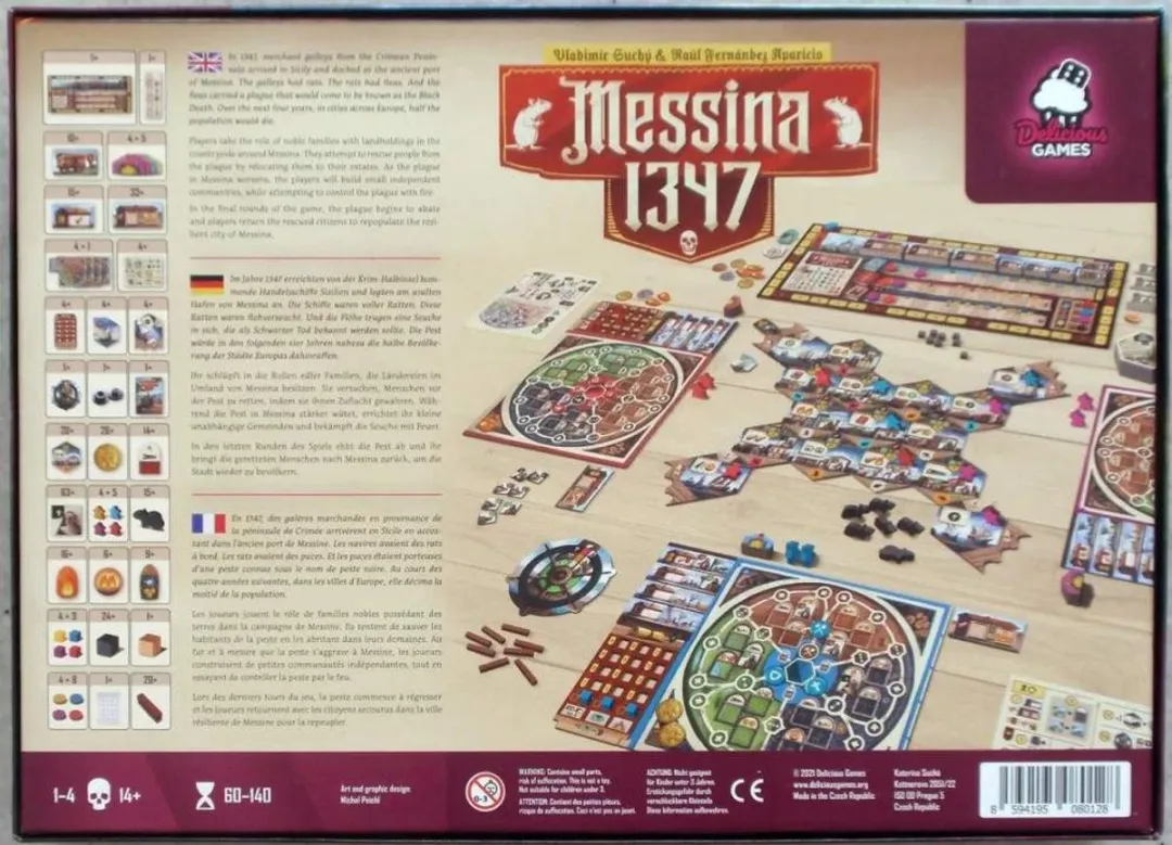 Messina 1347 - Bordspel (ENG)