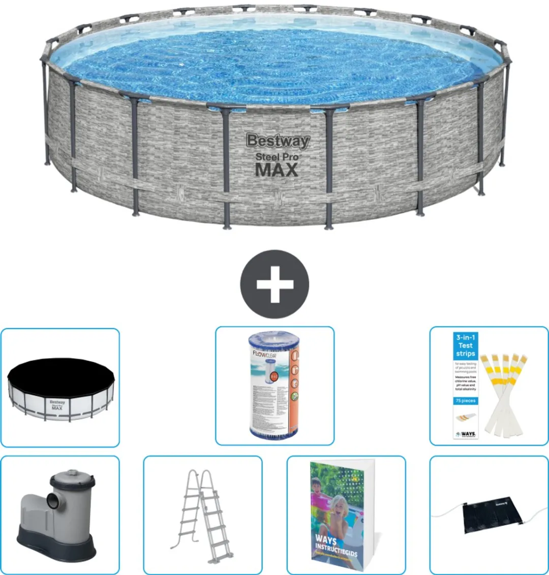 Bestway Steel Pro MAX Zwembad 549cm