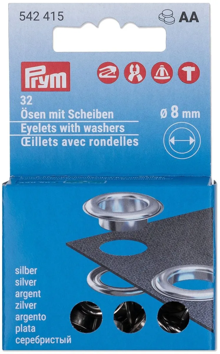 Prym Navulringen Schijven MS 8mm