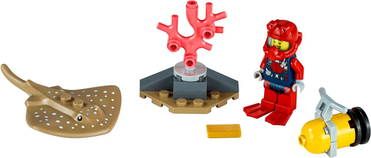 LEGO City Diepzee Duiker 30370 - 15 Stukken