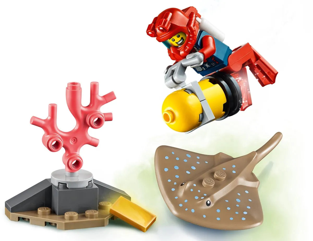 LEGO City Diepzee Duiker 30370 - 15 Stukken