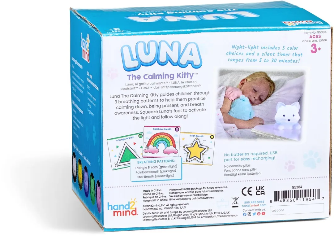 Learning Resources LUNA The Calming Kitty Speelgoed - Multicolor - afbeelding 6 van 6