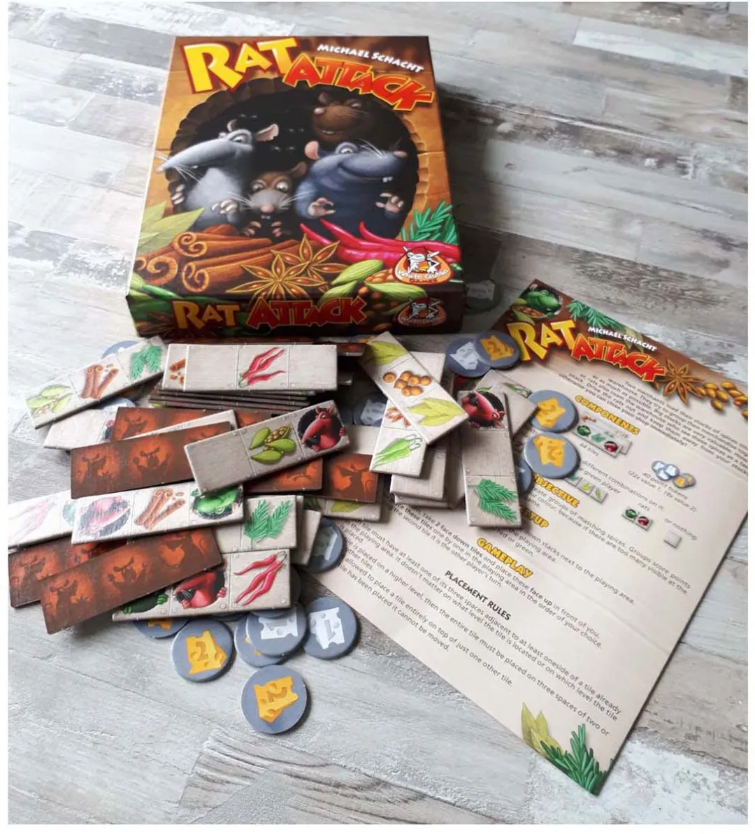 White Goblin Games Rat Attack Gezelschapsspel - 2 Spelers