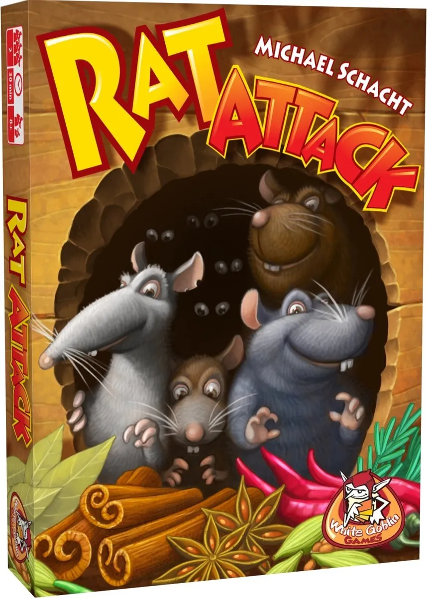 White Goblin Games Rat Attack Gezelschapsspel - 2 Spelers