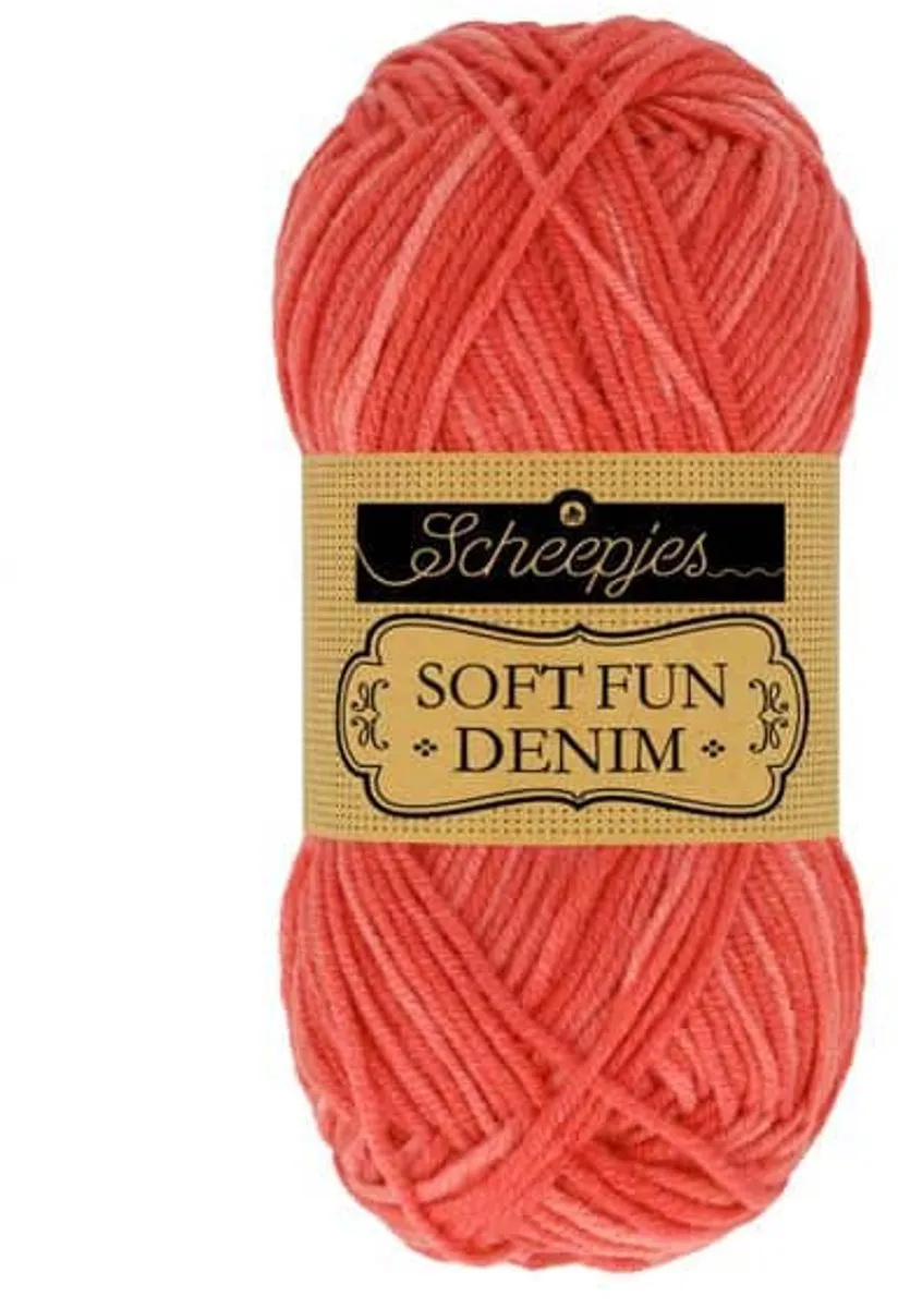 Scheepjes Softfun Denim 505 - 50g Rood