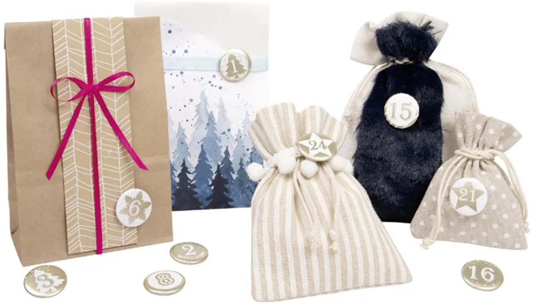 Folia Parelmoeren Adventkalender Spelden