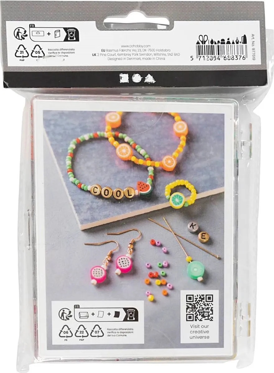 Creativ Company Sieraden Maken Set Fruitmix - Multicolor