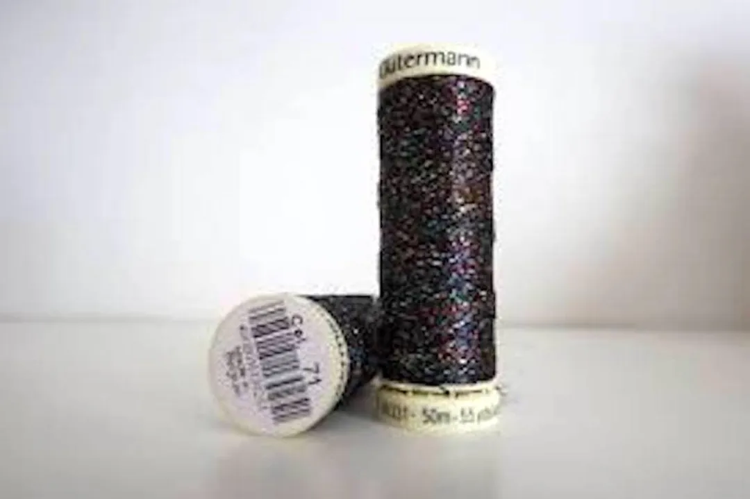 Gutermann Metallic Garen 50m - Zwart