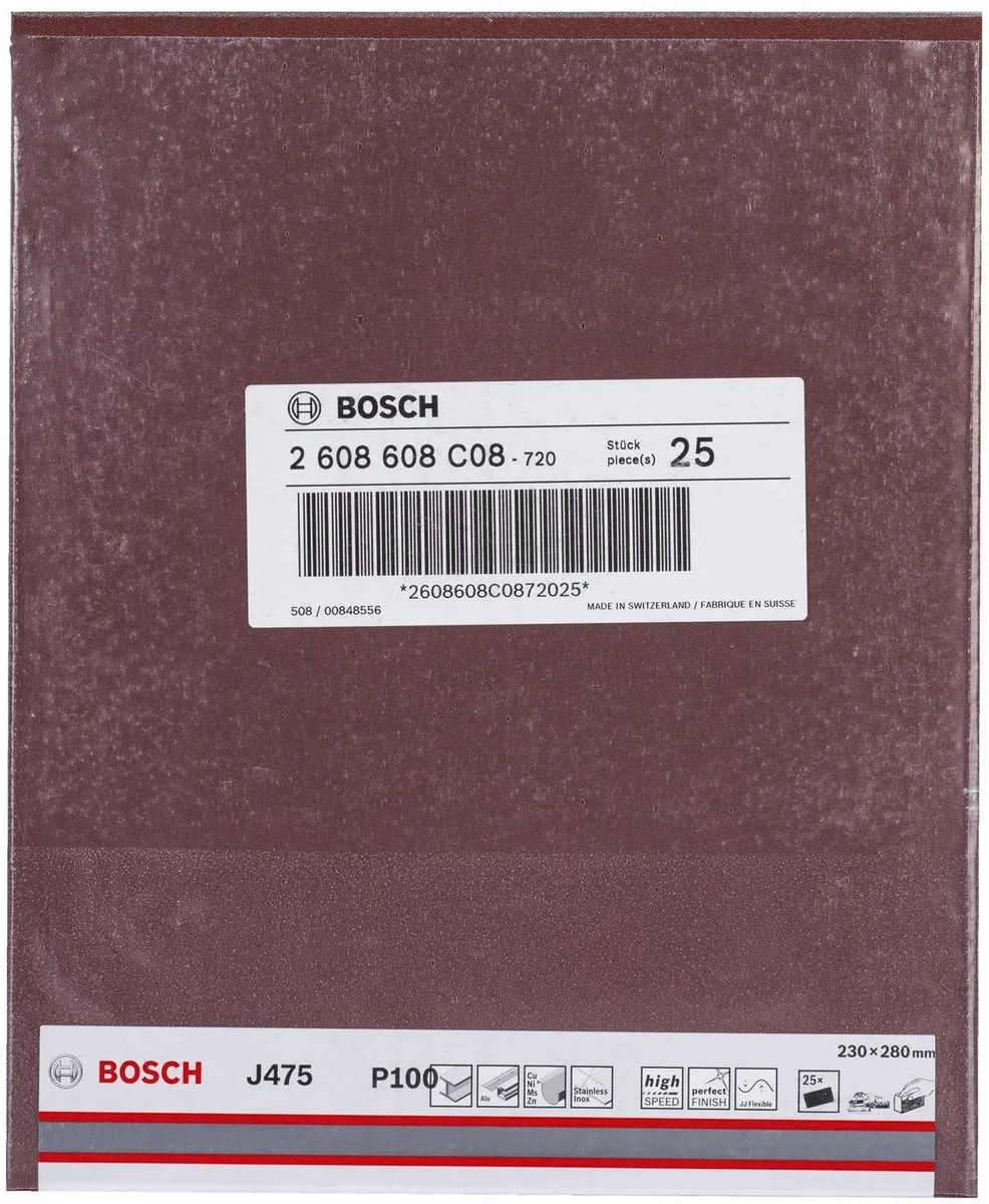 Bosch J475 Schuurblad Textiel 230x280mm