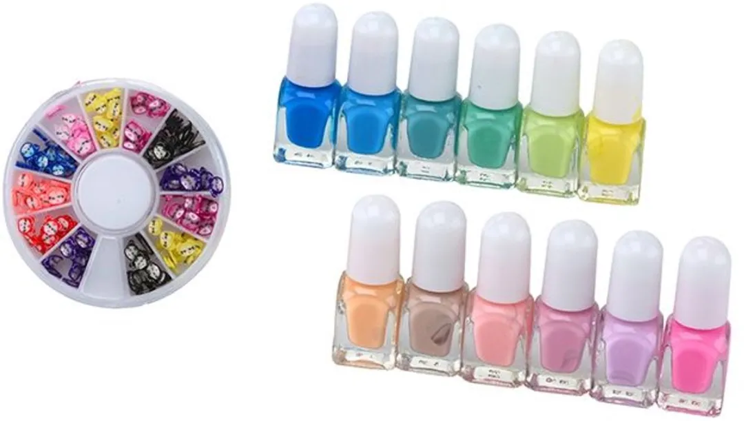 Johntoy Isabella Nagellakset 12-delig - Multicolor