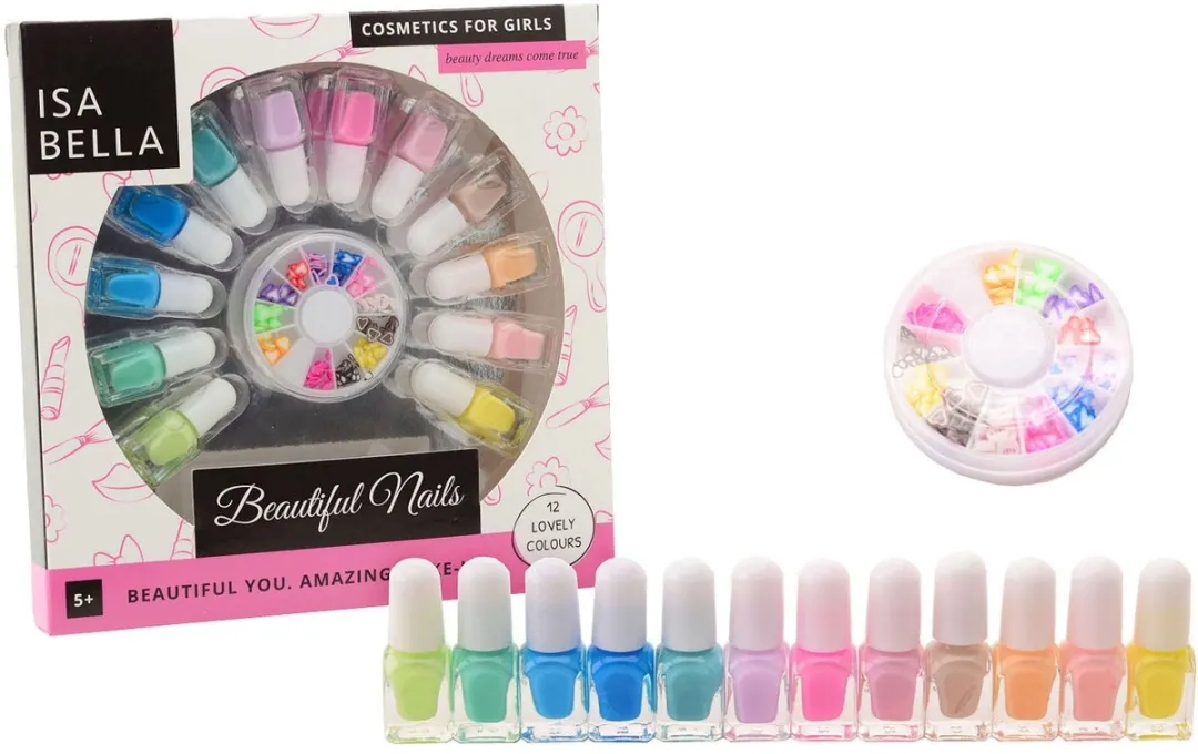 Johntoy Isabella Nagellakset 12-delig - Multicolor