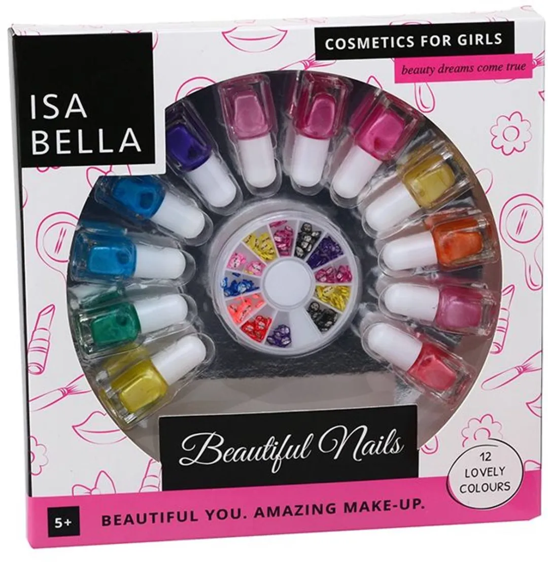 Johntoy Isabella Nagellakset 12-delig - Multicolor