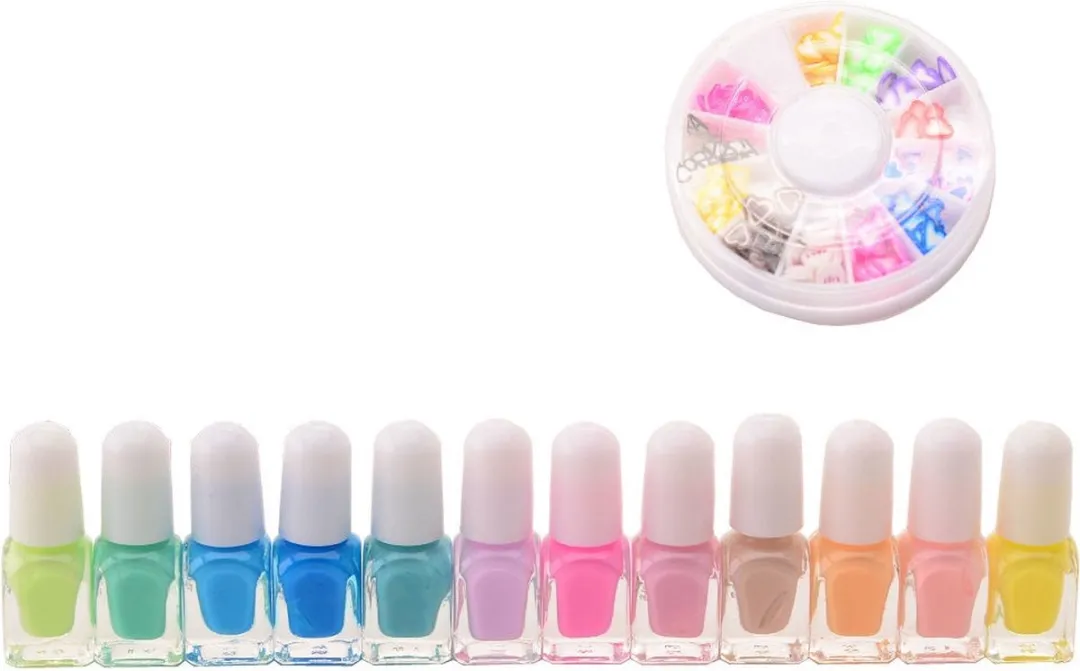 Johntoy Isabella Nagellakset 12-delig - Multicolor