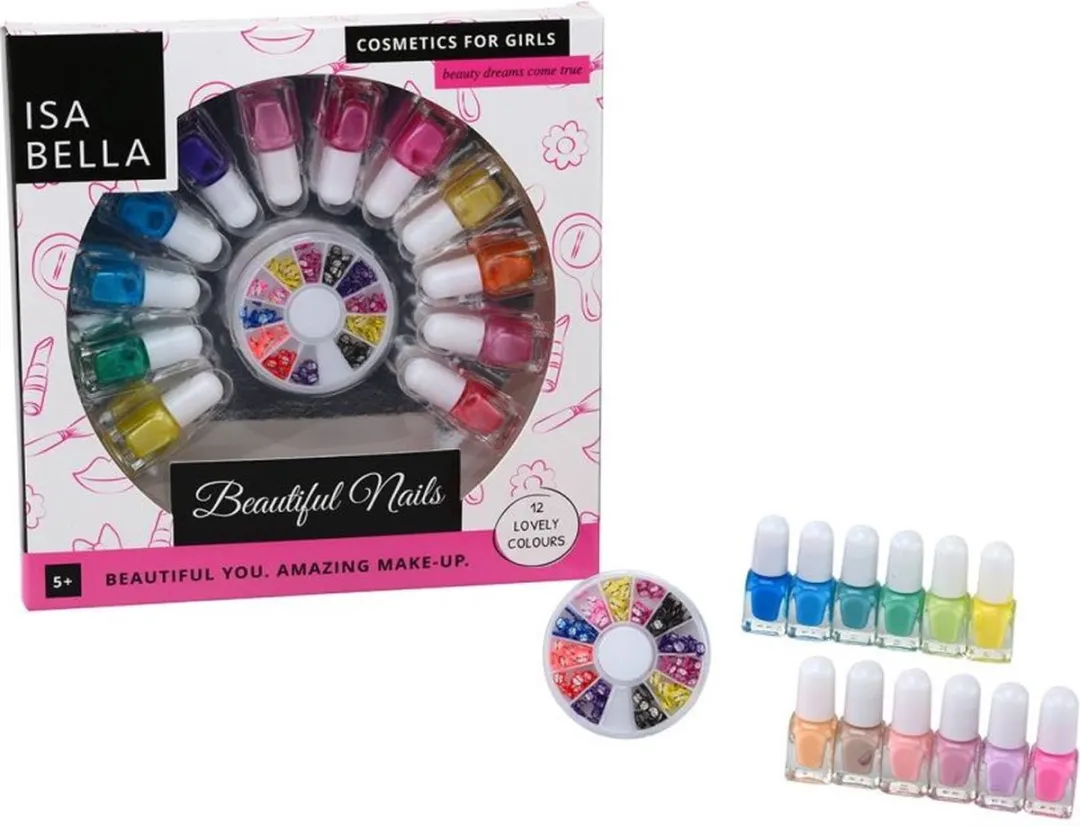 Johntoy Isabella Nagellakset 12-delig - Multicolor