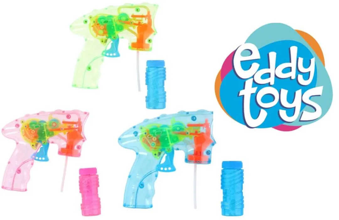 Eddy Toys Bellenpistool met Licht 60ml
