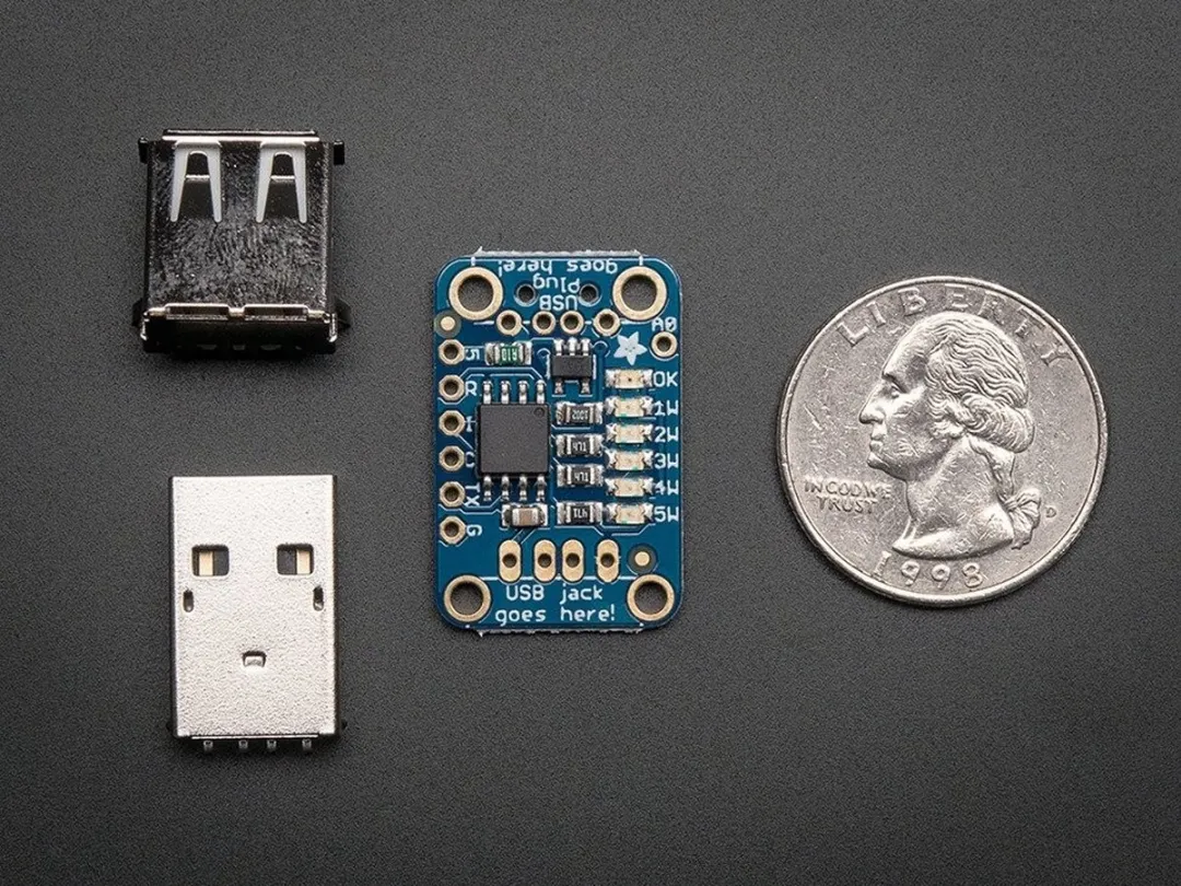 Adafruit USB Power Gauge Mini-Kit 1549 - Meerkleurig