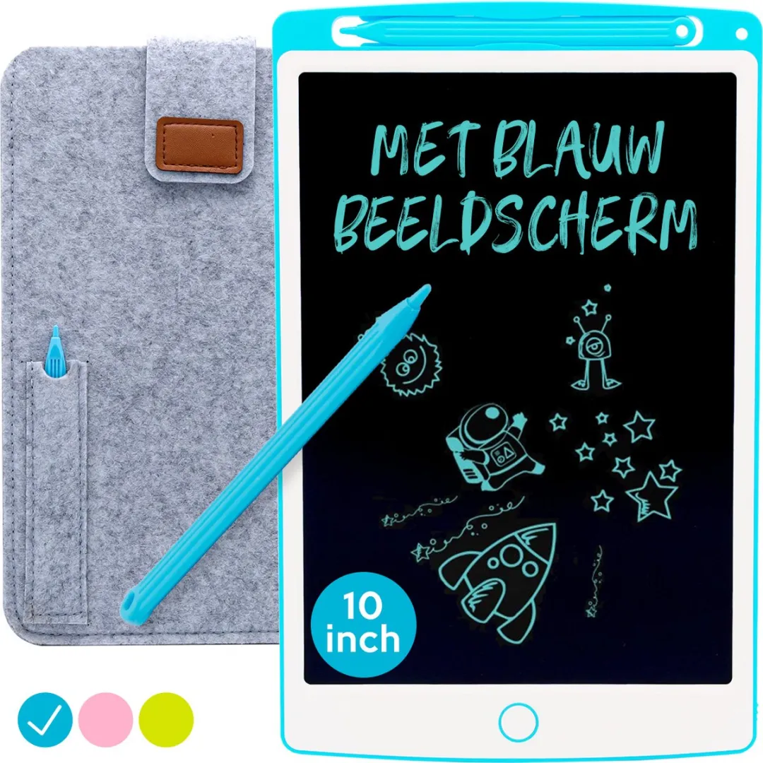 Must-Have for Kids Tekentablet Blauw 10 inch