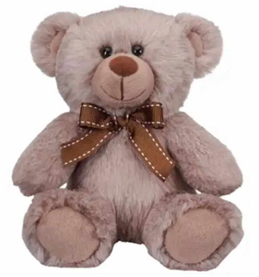 Topknuffels Teddybeer Pluche Knuffel 30cm - Bruin met Strik