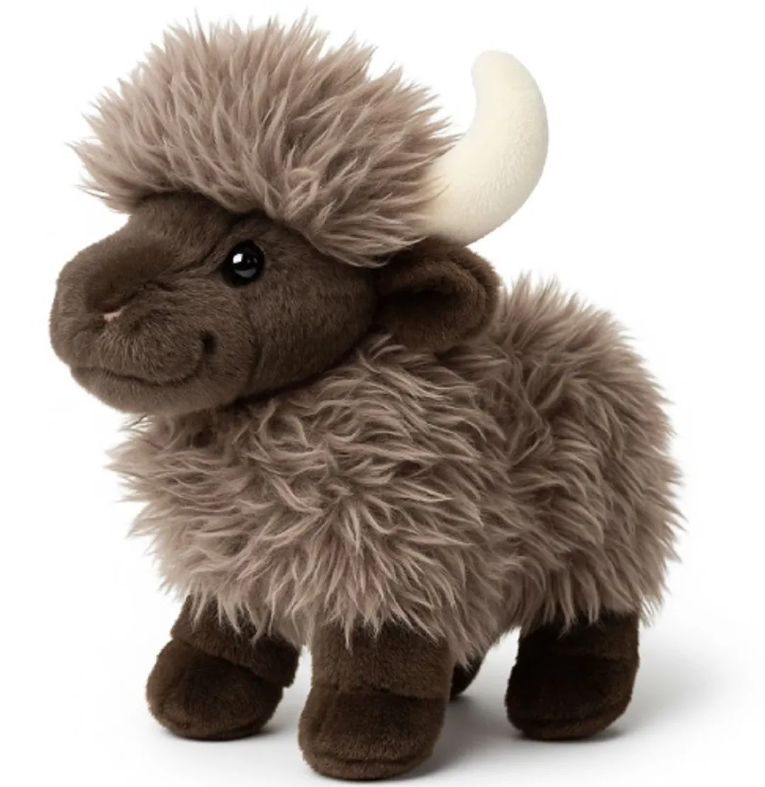 Topknuffels Schotse Hooglander Pluche Koe 25cm