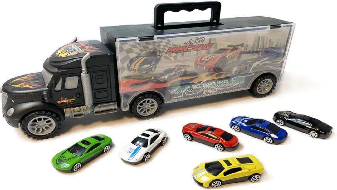 YJ Toys Vrachtwagen Transporter Truck 39cm
