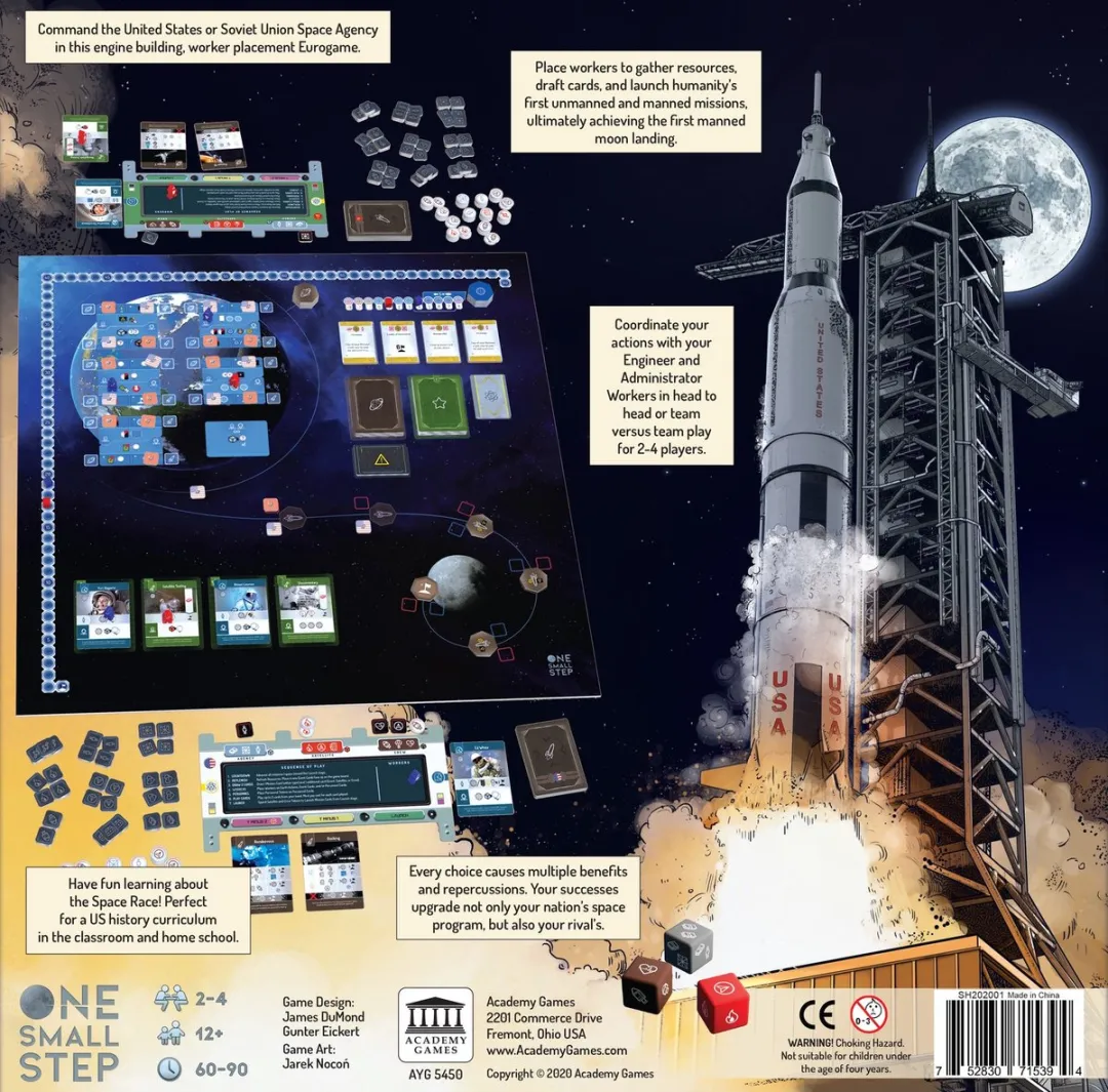 One Small Step - Bordspel - Academy Games - Engelstalige Editie