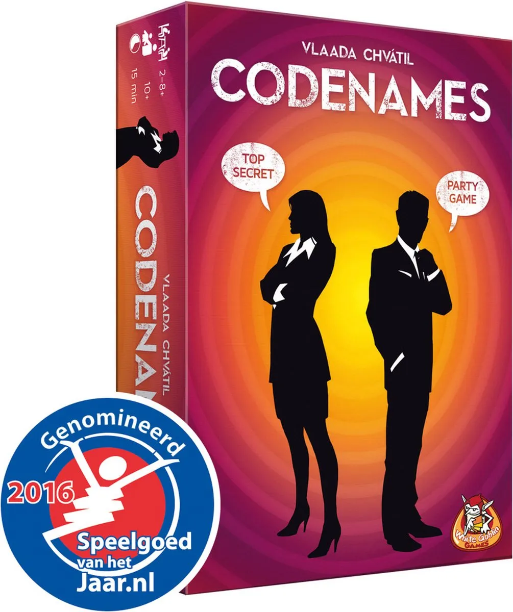 White Goblin Games Codenames Gezelschapsspel WGG1523 - 2-8 Spelers