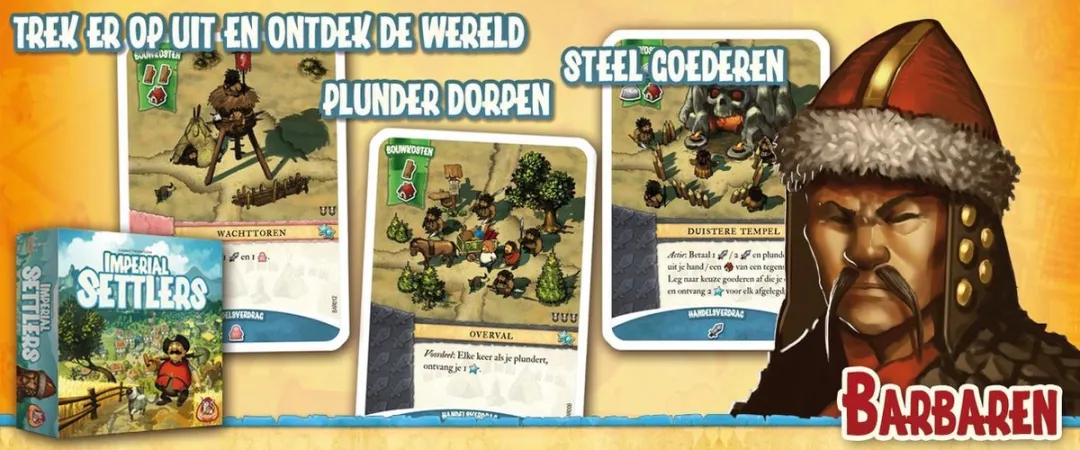 White Goblin Games Imperial Settlers NL - Bordspel - 1-4 Spelers