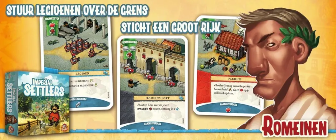 White Goblin Games Imperial Settlers NL - Bordspel - 1-4 Spelers