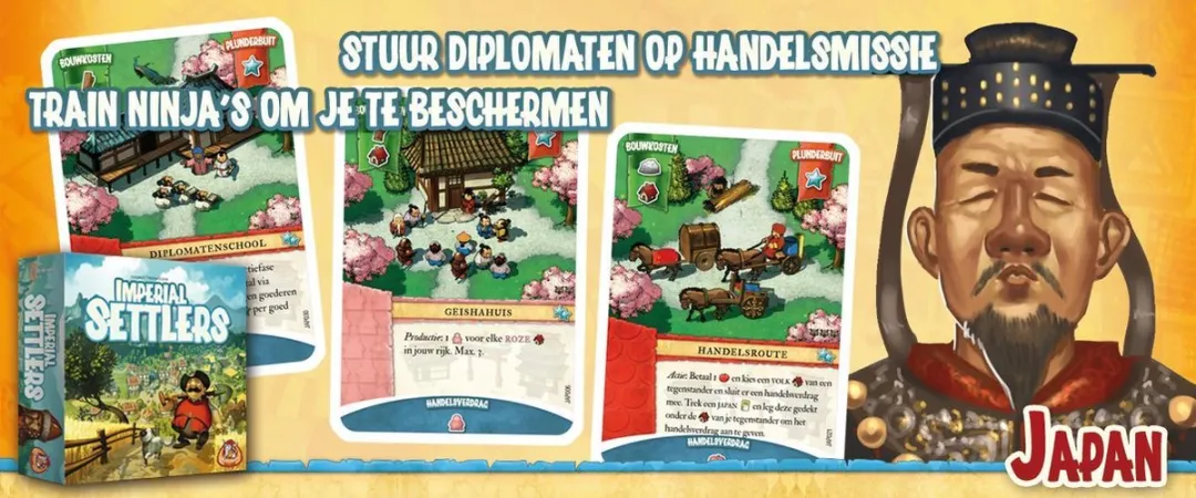 White Goblin Games Imperial Settlers NL - Bordspel - 1-4 Spelers