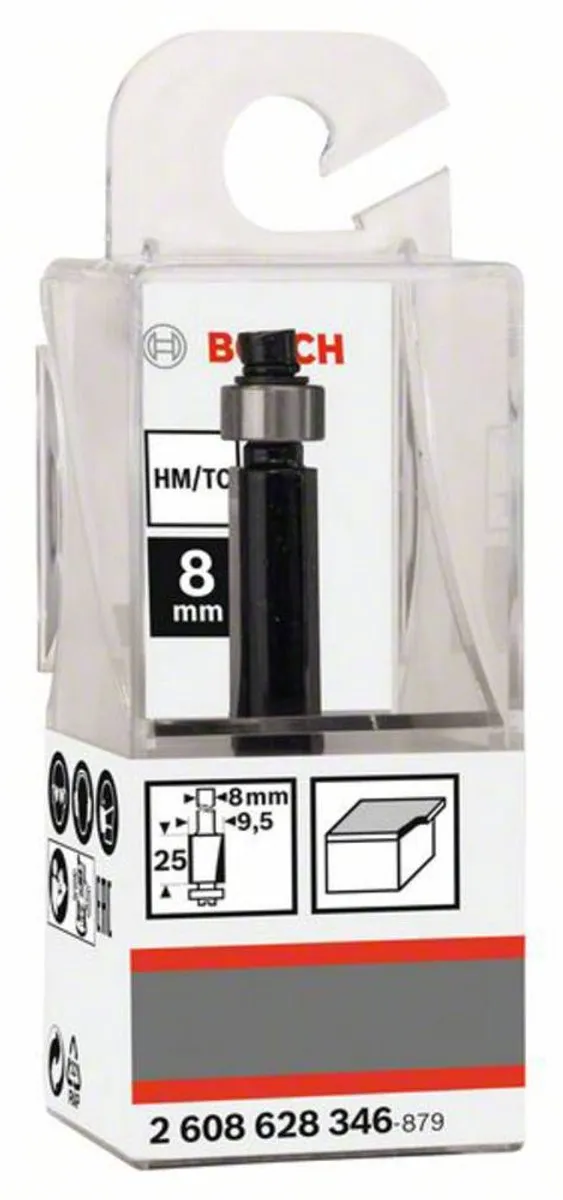 Bosch Kantenfrezen 8mm - Kunststof/Hout
